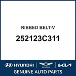 2008-2016 Hyundai Azera Ribbed Belt-v Oem New 252123C311. Fixed Price $82.72.