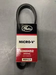 Serpentine Belt-premium Oe Micro-v Gates K060452. Fixed Price $35.00.