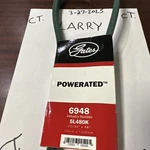 Gates 6948 Powerated Fhp Medium Horse-power V-belt 21/32 X. Fixed Price $19.80.