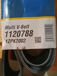 Goodyear Serpentine 1120788; 78.800" 12-RIB Multi V-belt Epdm Free Shipping. Fixed Price $28.00.