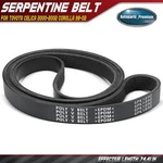74.41 Serpentine Belt For Toyota Celica 2000-2002 Corolla 1998-2002 L4 1.8L. Fixed Price $17.76.