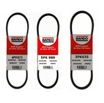Pc Drive Belt Set A/c-alt-ps Bando Oem For Toyota Corolla 4AFE 7AFE 93-97. Fixed Price $41.21.