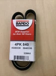 Accessory Drive Belt Bando 4PK840. Fixed Price $11.00.