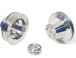 Billet Aluminum Pulley Kit 318 340 360 V-belt Mopar 2V Underdrive Set Sb Dodge. Fixed Price $189.00.