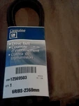 Genuine Gm 12569503 Serpentine Belt 1999-2002 Oldsmobile Intrigue 3.5L. Fixed Price $19.99.