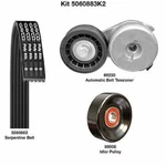 Dayco 5060883K2 Serpentine Belt Drive Component Kit Fits Select: 1998-2000 For. Fixed Price $130.09.