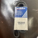 Ac Delco Professional Serpentine Belt-standard 6K895. Fixed Price $20.00.