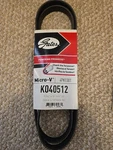 Gates K040512 Serpentine Belt Brand New. Fixed Price $25.00.